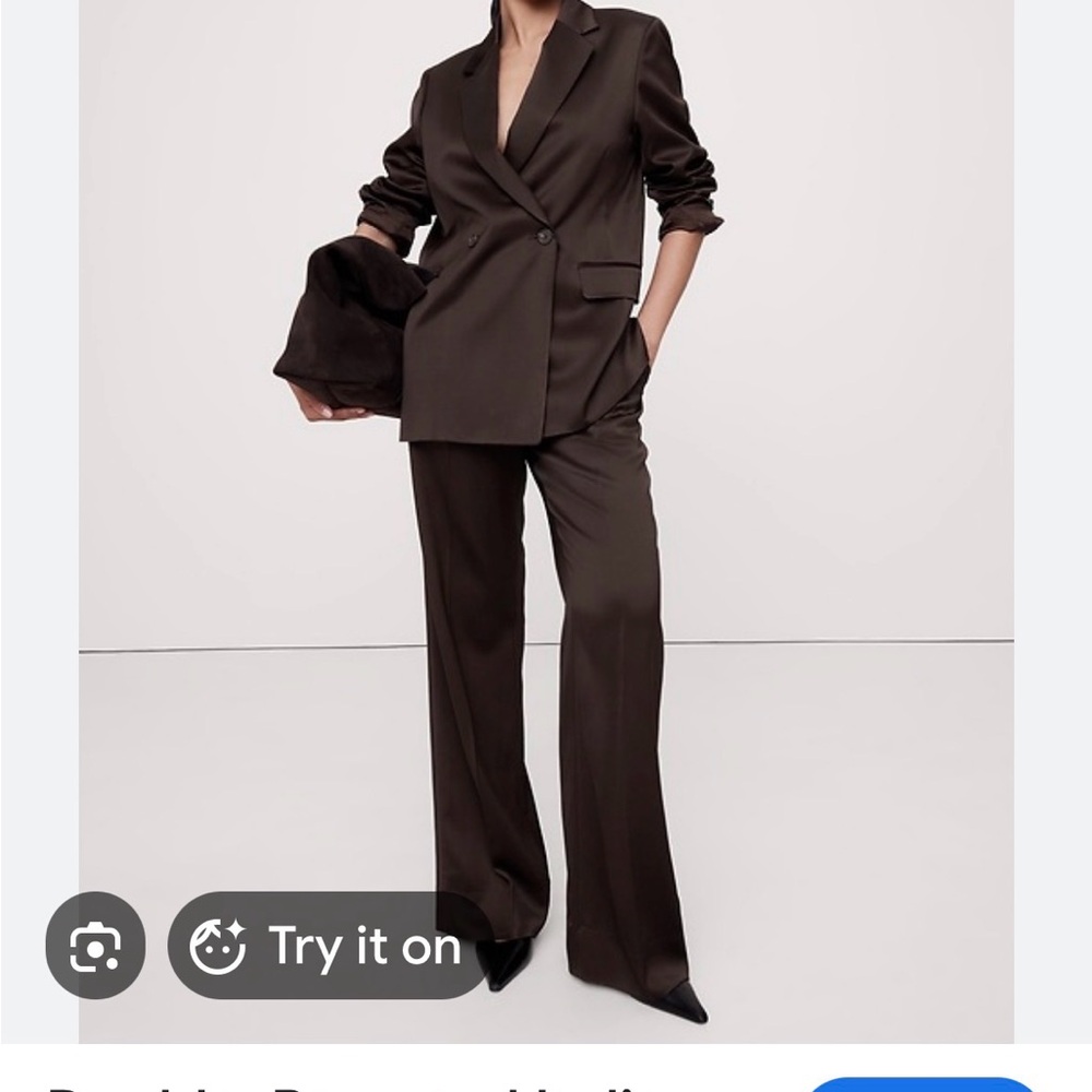 Elegant Brown Women's Suit Set